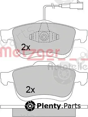 Metzger 1170542 — Brake Pad Set, disc brake