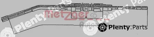 Metzger 10.425 — Cable Pull, parking brake