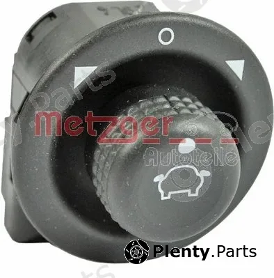 Metzger 0916345 — Switch, exterior rearview mirror adjustment OE-part