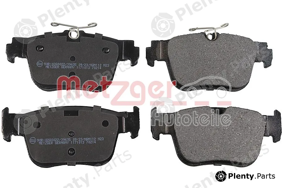 Metzger 1171013 — Brake Pad Set, disc brake GREENPARTS