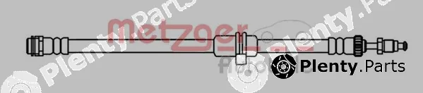 Metzger 4119084 — Brake Hose GREENPARTS