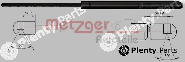 Metzger 2110424 — Gas Spring, boot/cargo area