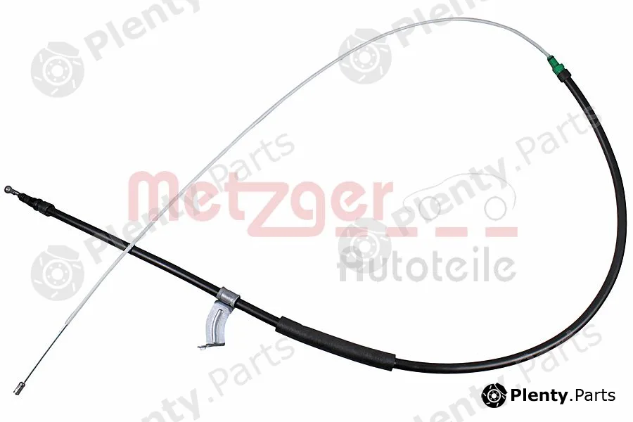 Metzger 17.9001 — Cable Pull, parking brake GREENPARTS