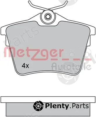 Metzger 1170269 — Brake Pad Set, disc brake