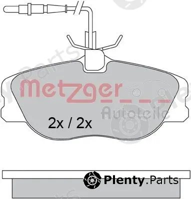 Metzger 1170386 — Brake Pad Set, disc brake