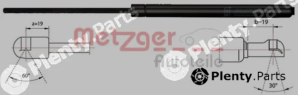 Metzger 2110423 — Gas Spring, boot/cargo area
