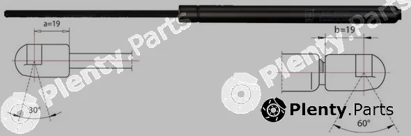 Metzger 2110431 — Gas Spring, boot/cargo area