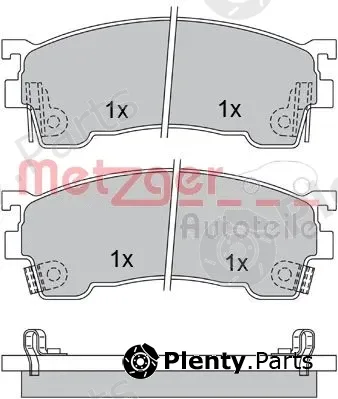 Metzger 1170183 — Brake Pad Set, disc brake