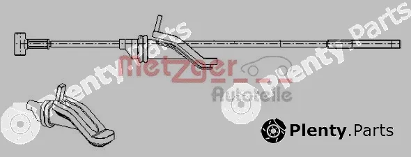 Metzger 17.0686 — Cable Pull, parking brake