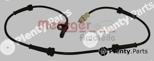 Metzger 0900412 — Sensor, wheel speed