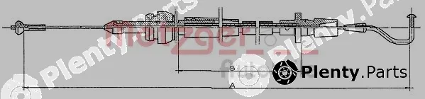 Metzger 11.082 — Accelerator Cable