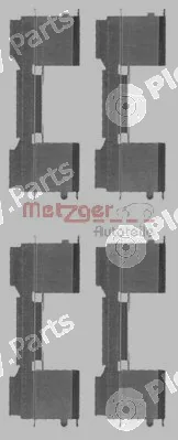 Metzger 109-1729 — Accessory Kit, disc brake pad GREENPARTS