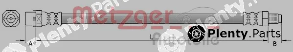 Metzger 4110996 — Brake Hose
