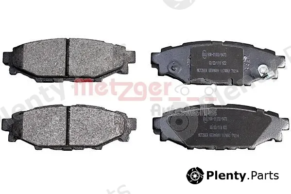 Metzger 1170861 — Brake Pad Set, disc brake