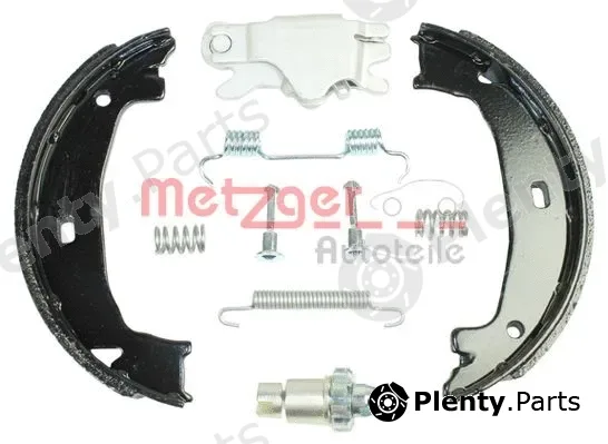 Metzger 0152002 — Brake Shoe Set, parking brake