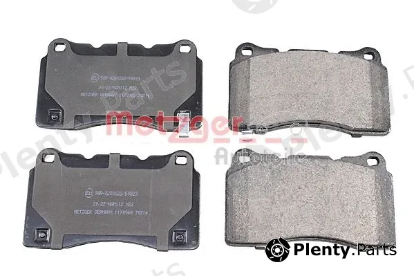 Metzger 1170965 — Brake Pad Set, disc brake GREENPARTS