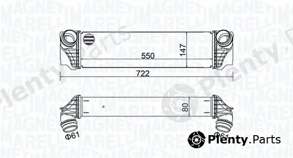 Magneti Marelli 351319205570 — Charge Air Cooler