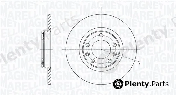 Magneti Marelli 361302040711 — Brake Disc