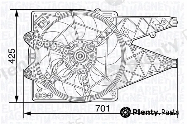 Magneti Marelli 069412502010 — Interior Blower