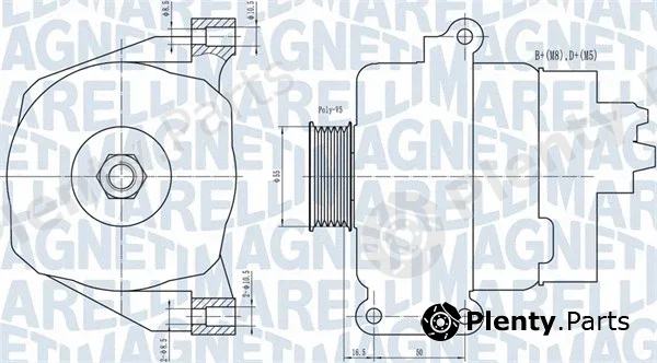 Magneti Marelli 063731766010 — Alternator