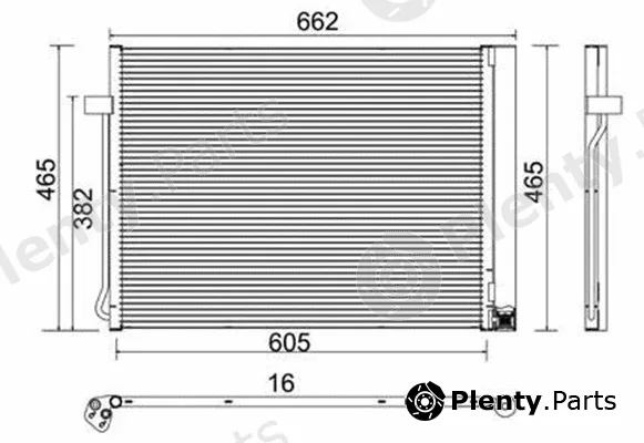 Magneti Marelli 359003220310 — Condenser, air conditioning