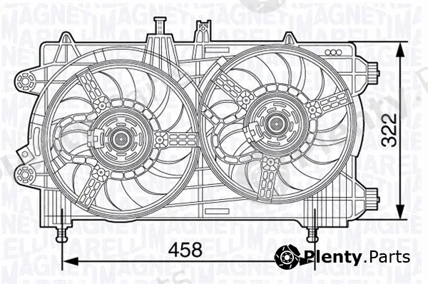 Magneti Marelli 069422481010 — Fan, engine cooling