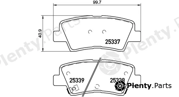 Magneti Marelli 363700430106 — Brake Pad Set, disc brake