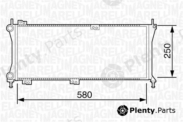 Magneti Marelli 350213814003 — Radiator, engine cooling