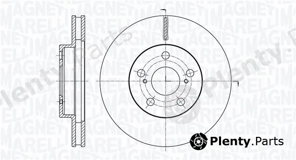 Magneti Marelli 361302040763 — Brake Disc