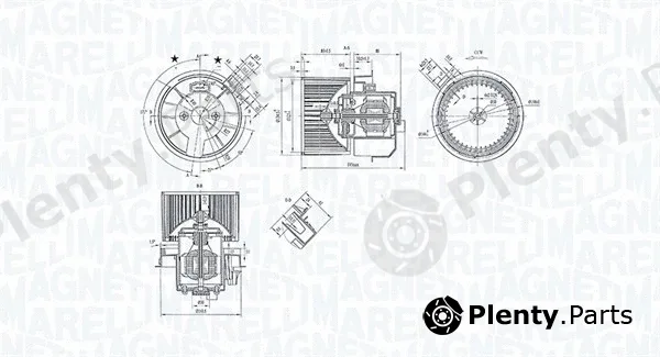 Magneti Marelli 069412247010 — Interior Blower