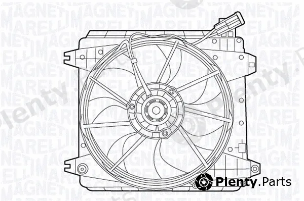 Magneti Marelli 069422545010 — Fan, engine cooling