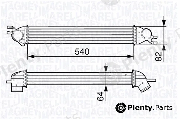 Magneti Marelli 351319202090 — Charge Air Cooler
