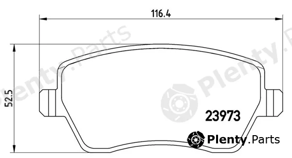 Magneti Marelli 363700568033 — Brake Pad Set, disc brake