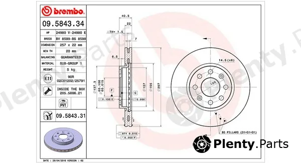 Magneti Marelli 360406024300 — Brake Disc