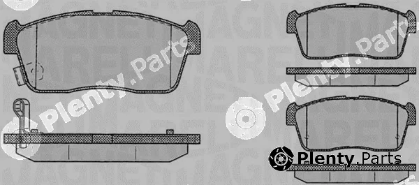 Magneti Marelli 363916060470 — Brake Pad Set, disc brake