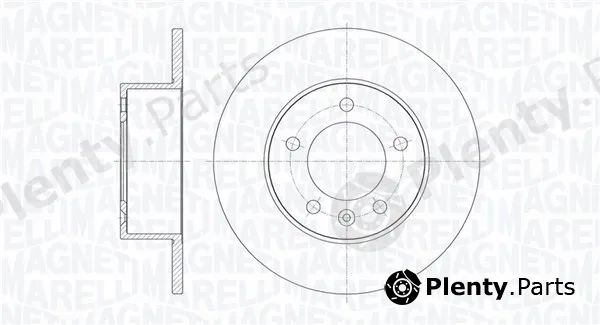 Magneti Marelli 361302040373 — Brake Disc