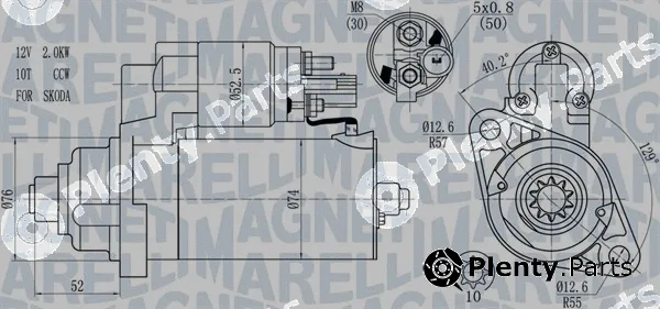 Magneti Marelli 063721393010 — Starter
