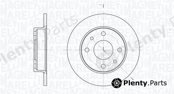 Magneti Marelli 361302040700 — Brake Disc