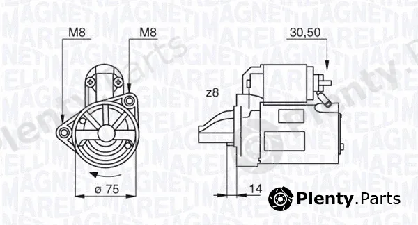 Magneti Marelli 063522611010 — Starter