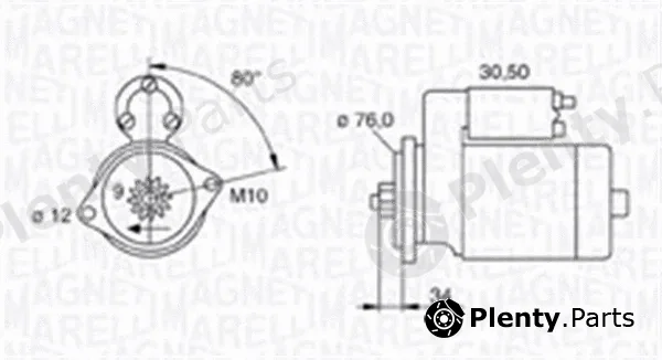 Magneti Marelli 063721321010 — Starter