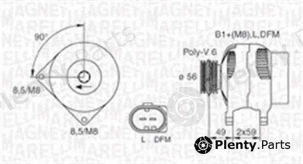 Magneti Marelli 063730009010 — Alternator