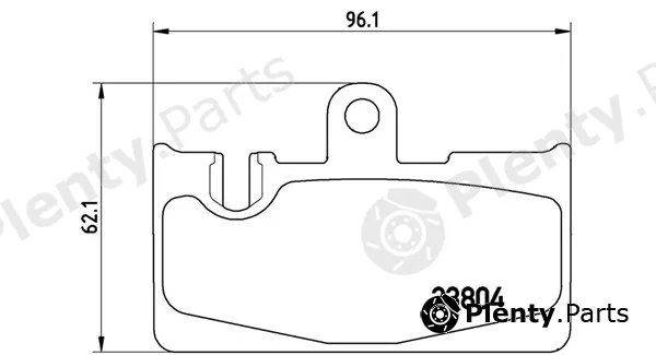 Magneti Marelli 363700483059 — Brake Pad Set, disc brake