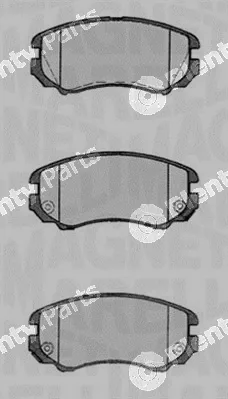Magneti Marelli 363916060277 — Brake Pad Set, disc brake
