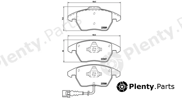 Magneti Marelli 363700585075 — Brake Pad Set, disc brake