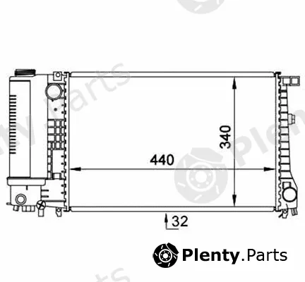 Magneti Marelli 359000300460 — Radiator, engine cooling