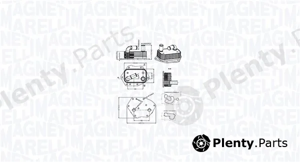 Magneti Marelli 350300002600 — Oil Cooler, engine oil