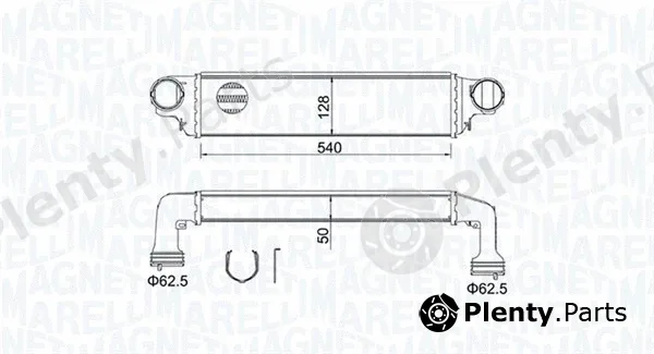 Magneti Marelli 351319204890 — Charge Air Cooler