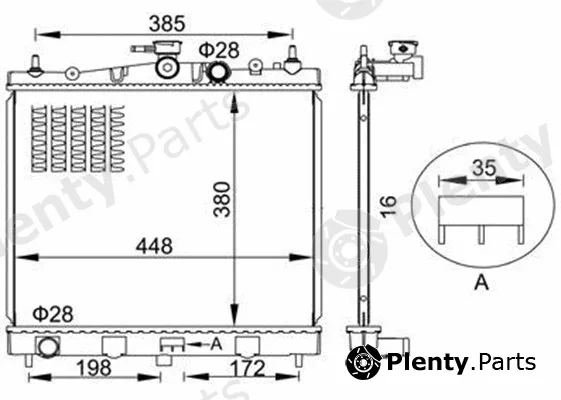 Magneti Marelli 359000301780 — Radiator, engine cooling