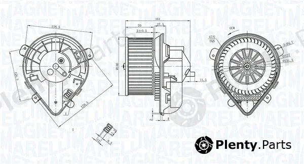 Magneti Marelli 069412403010 — Interior Blower