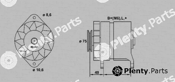 Magneti Marelli 944356106010 — Alternator